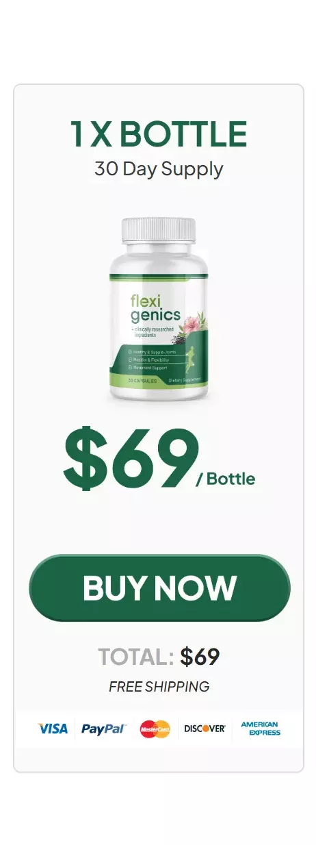 Flexigenics™ 1 bottle pricing